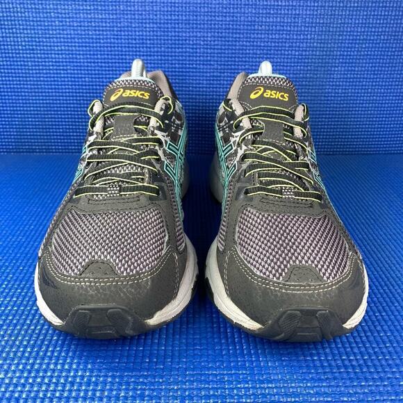 🔴 ASICS GEL-VENTURE 6 Women`s Size 9.5 Black Grey Athletic Running Shoes T7G6Q - Picture 2 of 8